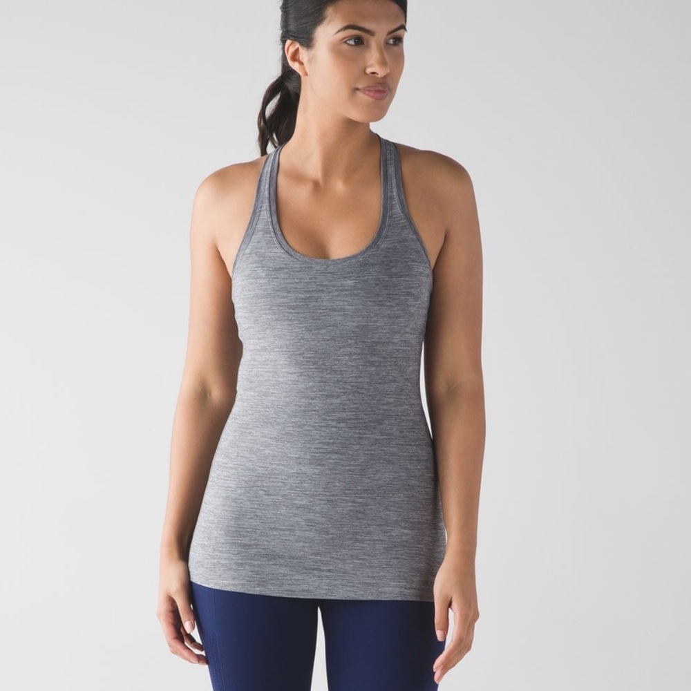 Lululemon NWOT Cool Racerback Gray Size 6